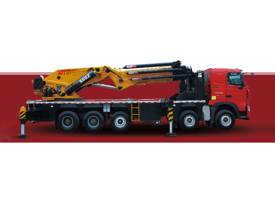 Folding arm crane